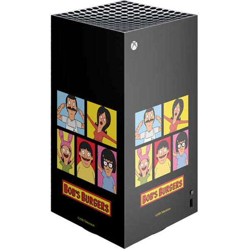 Bobs Burgers Tiles XBox Series X Digital Edition Console Skin